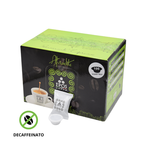 Epos Caffè in capsule compatibili "Bialetti" - Linea Afrodite Decaffeinato (100 pz)