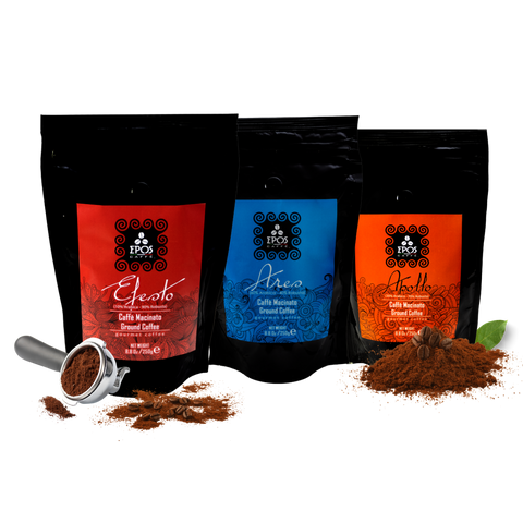 Bundle Robusta - Caffè tostato macinato da 250 gr