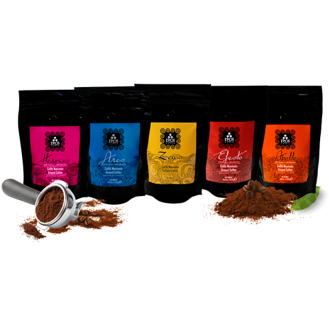 Bundle Completo - 5 Miscele Epos Caffè tostato macinato da 250 gr