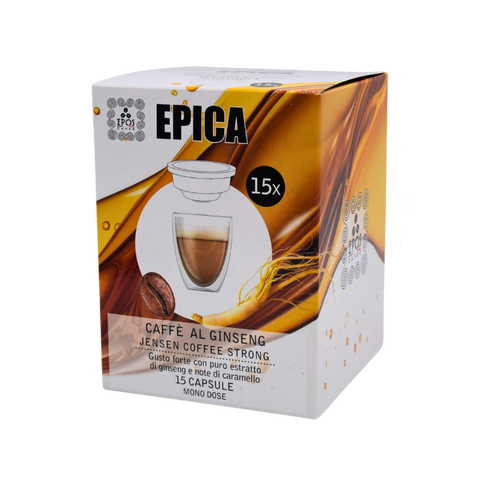 Epos Caffè - Bevanda caffè al ginseng (15 pz)