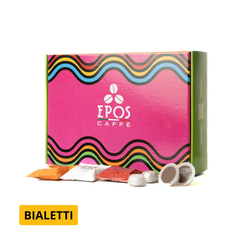 Epos Caffè - Box degustazione 50 capsule 'Bialetti' (Apollo, Efesto)