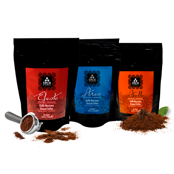 Bundle Robusta - Caffè tostato macinato da 250 gr