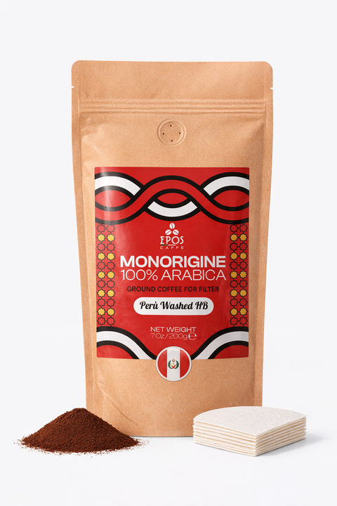 Caffè Macinato Per Filtro Monorigine Arabica Perù Washed HB